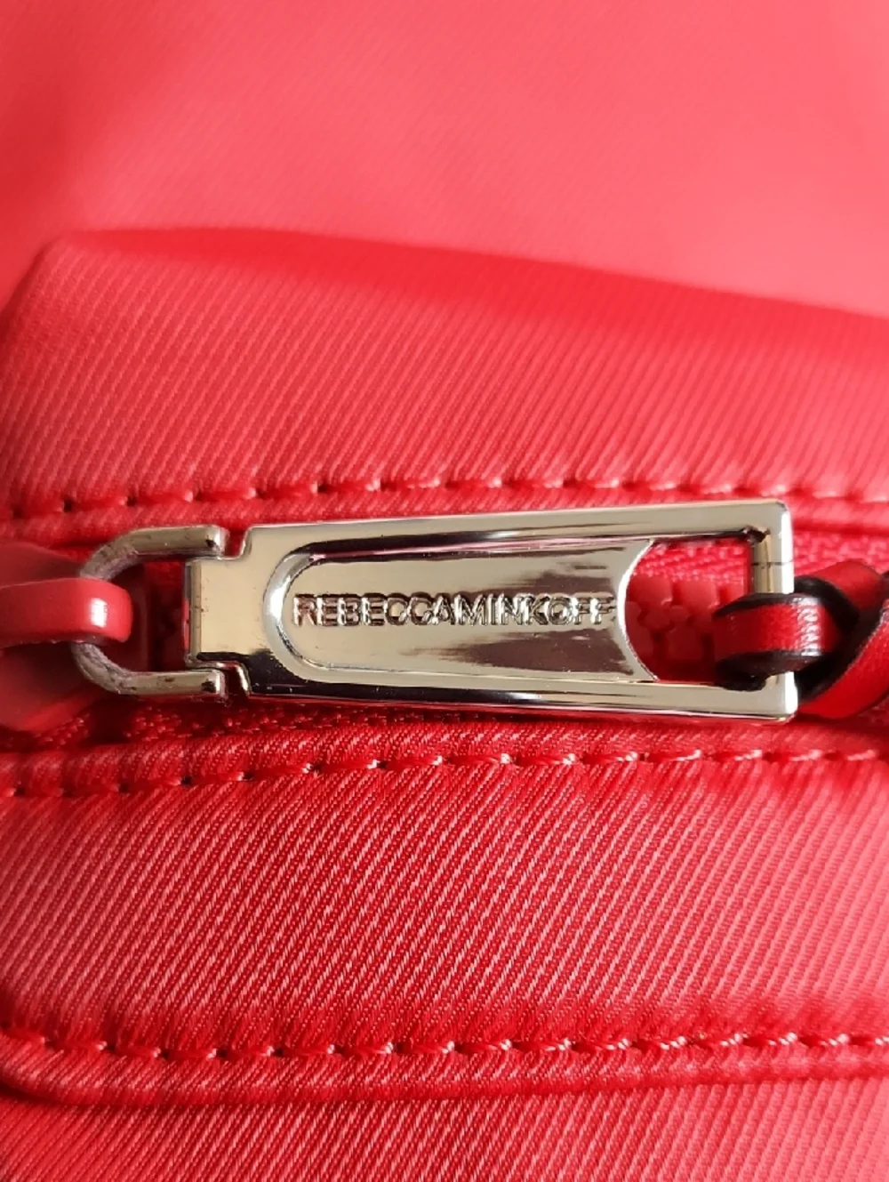 Rebecca Minkoff Backpack Red Nylon Gorpcore Utility Minimalist Streetwear NWT